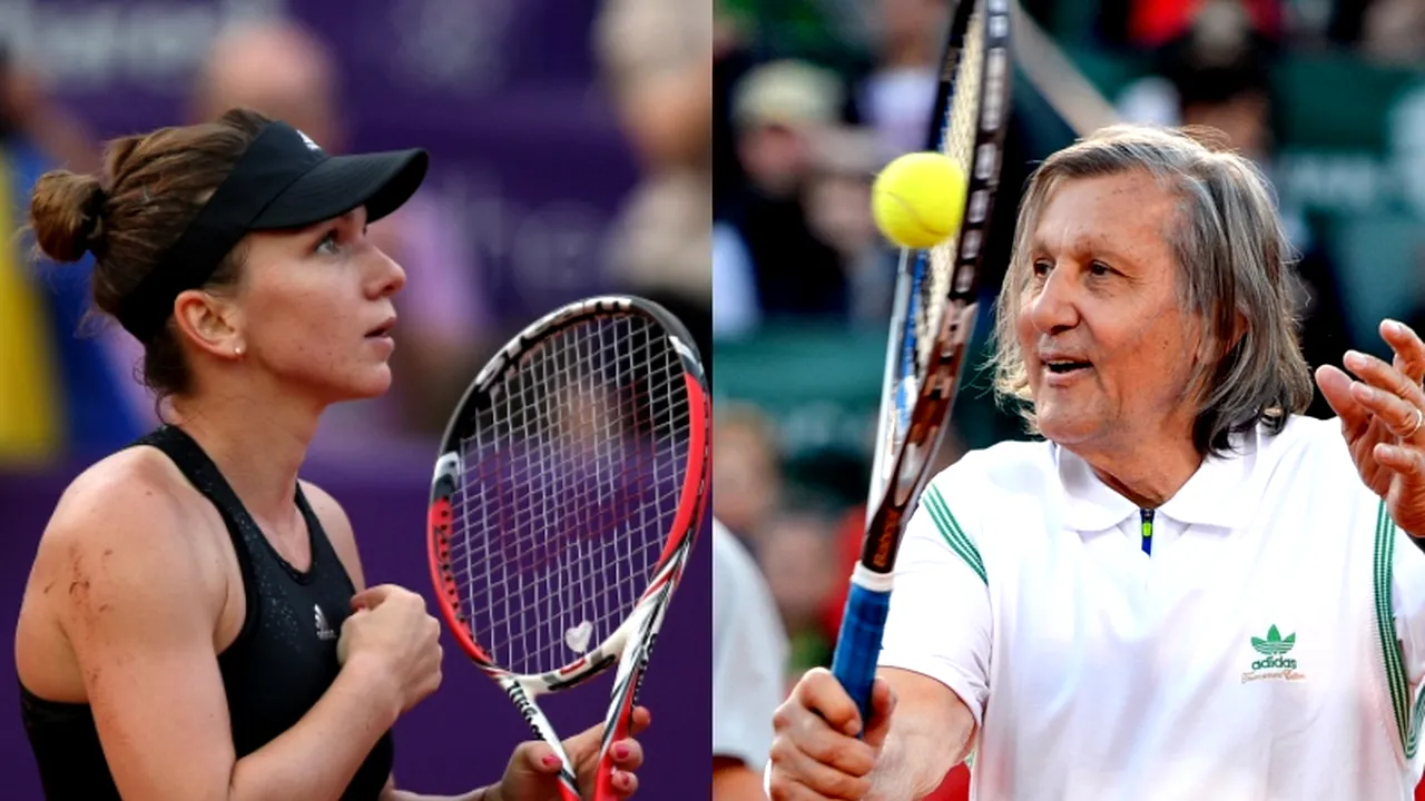Simona Halep - Ilie Năstase, meciul de tenis pe care îl așteaptă toată lumea
