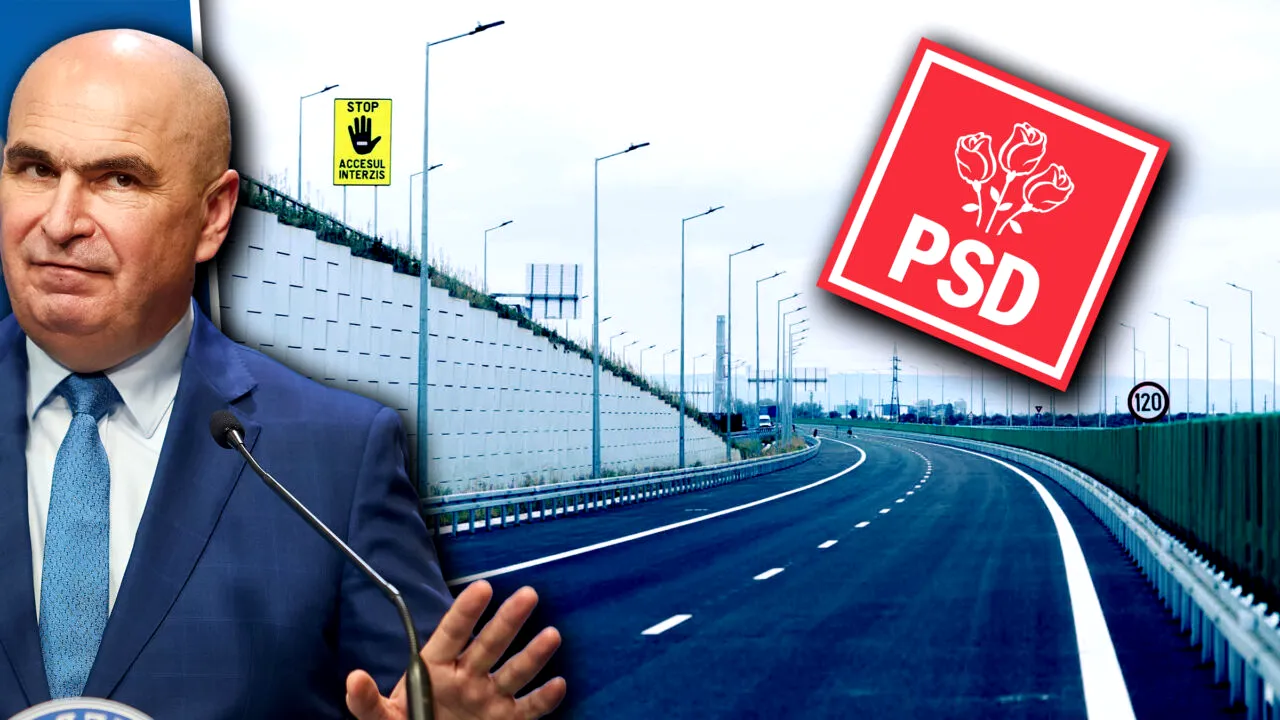 Reacție nervoasă de la PSD după ce Bolojan a postat o poză cu Autostrada Moldovei: „În loc să vă lăudați cu munca altora, mai bine v-ați îmbrățișa eșecurile”