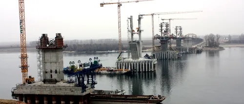 Podul peste Dunăre, care va uni localitățile Calafat și Vidin, va fi gata în ianuarie 2013