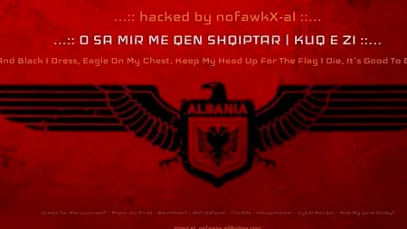 Site-ul Comisiei Centrale a Arbitrilor a fost atacat de hackeri albanezi. Ce mesaj au postat
