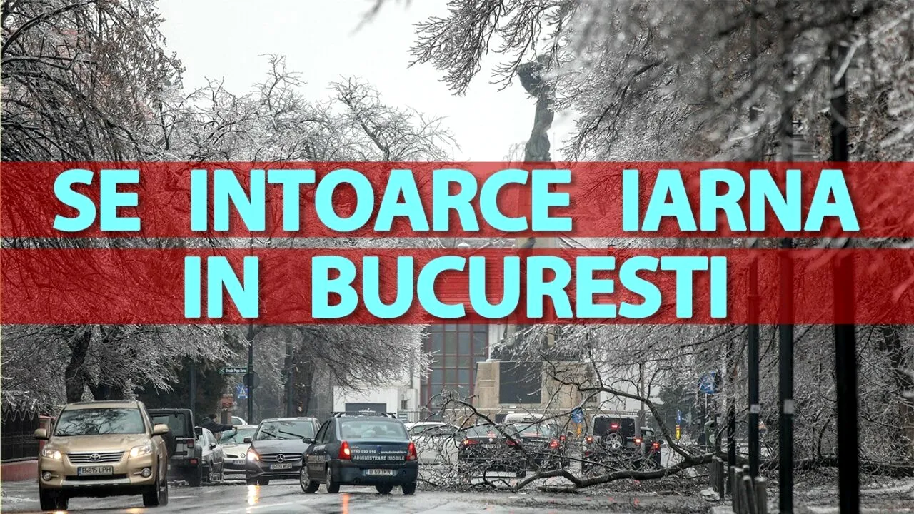 Pe ce dată se întoarce iarna în București. Meteorologii Accuweather au modificat prognoza pentru toată România