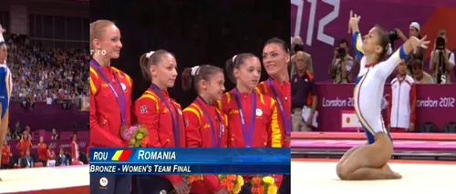 JOCURILE OLIMPICE LONDRA 2012. Echipa feminină de gimnastică a României A CÂȘTIGAT MEDALIA DE BRONZ