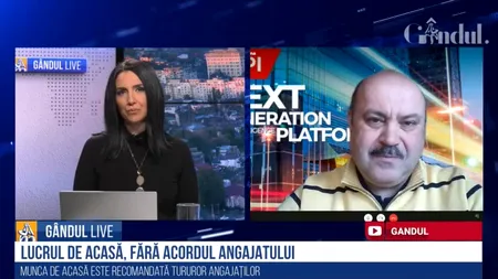 GÂNDUL LIVE. Expert în carieră: Angajatorii supraîncarcă lucrătorii de acasă, care se simt datori să fie superproductivi. / Munca efectivă trebuie să se încadreze în șase ore și jumătate