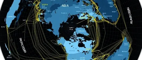 Ăsta este INTERNETUL. Harta cablurilor care țin întreaga lume conectată