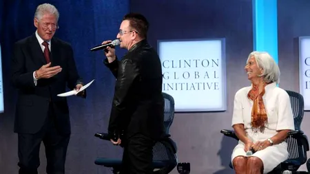 VIDEO. Cum l-a imitat Bono pe Bill Clinton