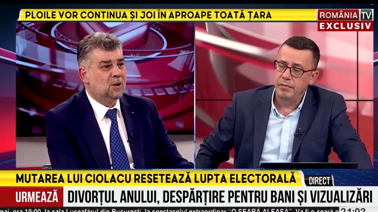 Marcel CIOLACU merge cu Gabriela FIREA la CÂȘTIG/Cât despre medicul CÎRSTOIU...nu mă puteam acoperi de ridicol