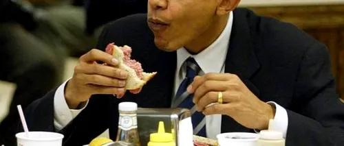 O asociație medicală îi cere lui Barack Obama să nu mai consume hamburgeri în public