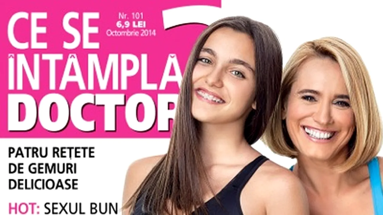 Andreea Esca și fiica sa, Alexia, pe coperta 