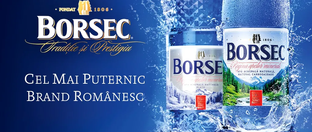 Borsec, votat pentru a zecea oară Cel mai puternic brand românesc