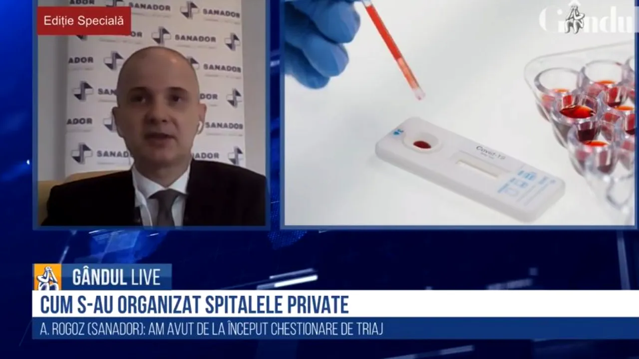 Ediție specială GÂNDUL LIVE. Dr. Andrei Tudor Rogoz, Sanador: „Sper ca în luna noiembrie vaccinul anti-Covid-19 să fie disponibil”