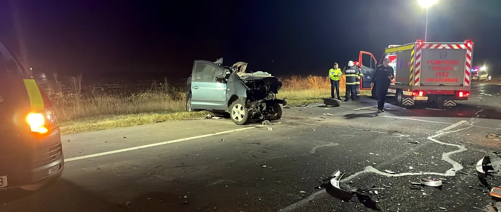 Accident MORTAL pe DN 2, în județul Buzău. Un bărbat de 42 de ani și-a pierdut viața, după ce a intrat cu mașina într-un TIR