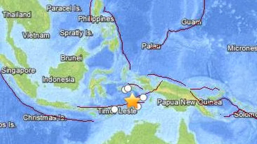 Cutremur cu magnitudinea de 7,1 în estul Indoneziei