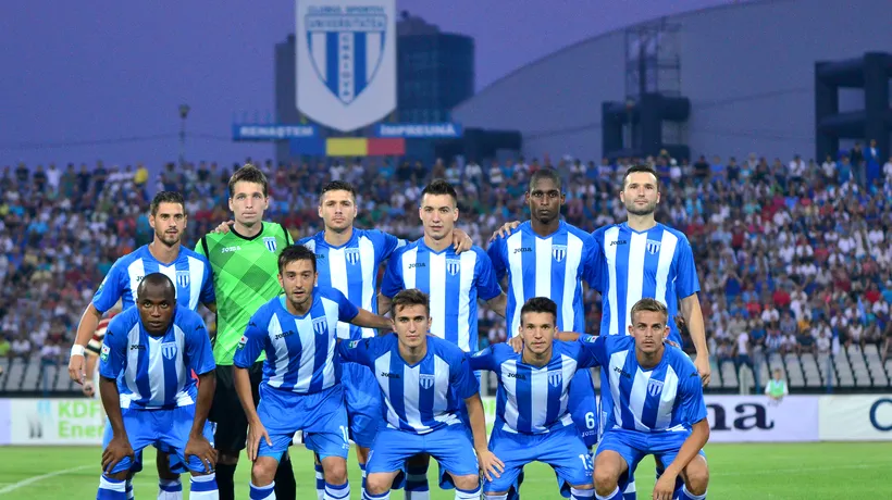 CS Universitatea Craiova a învins Ceahlăul Piatra Neamț, scor 2-0, în Liga I