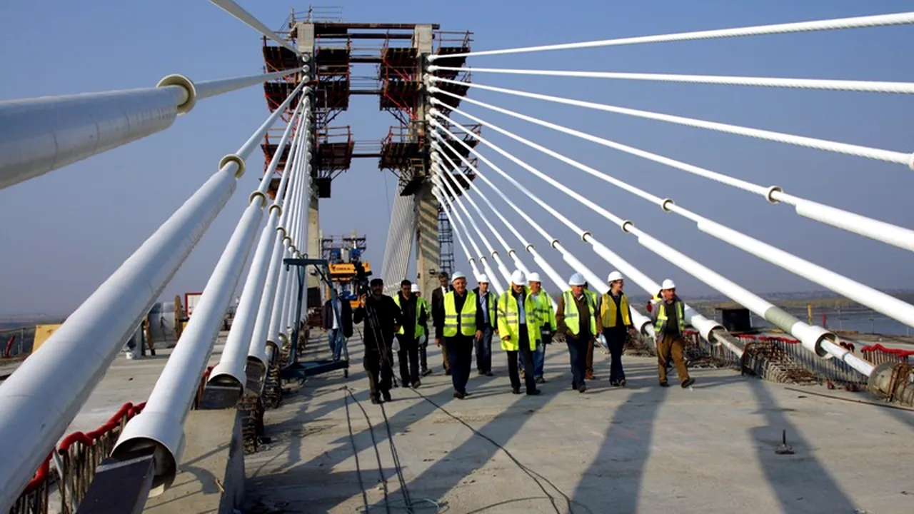 Podul Calafat-Vidin este aproape gata. Când va fi dat în folosință