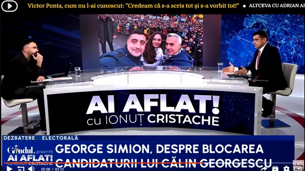 George Simion: „Eu cred că știu cine este Georgescu. Eu pot să vă spun cu certitudine că domnul Georgescu își iubește țara”