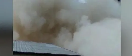 Un bloc de nouă etaje s-a prăbușit în orașul Otaci din Republica Moldova - VIDEO