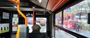 Coliziune între un tramvai și un autobuz pe Șoseaua OLTENIȚEI, din Capitală. Mai multe persoane au fost duse la spital