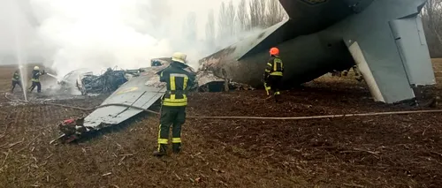 Un elicopter militar ucrainean s-a prăbușit în apropiere de Kiev. Cinci oameni au murit