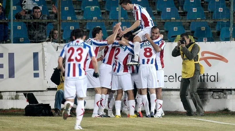 Oțelul Galați - Steaua, scor 1-1, în Liga I