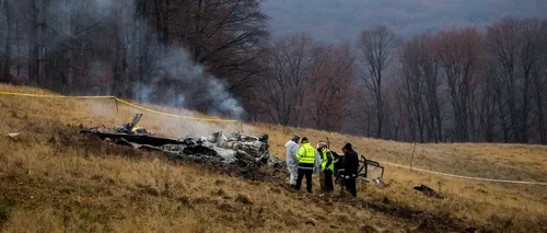 Pilotul elicopterului prăbușit în județul Sibiu a murit