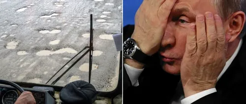 Imaginile care îl fac pe Putin de rușine. Cum arată străzile din „capitala gropilor din Rusia