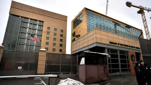 Scandal uriaș la Moscova: oficiali ai ambasadei SUA nu mai sunt lăsați să intre în birouri