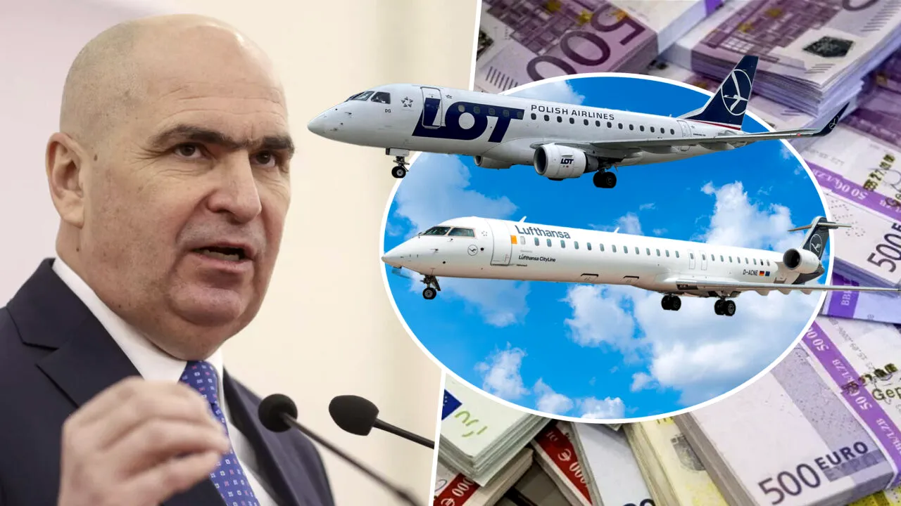 Cum au fost aruncați în aer banii orădenilor pentru 2 linii aeriene fără călători: 3,3 milioane de euro pentru zboruri în care se află doar doi pasageri. Contractul a fost semnat pe vremea când președintele CJ era Ilie Bolojan.