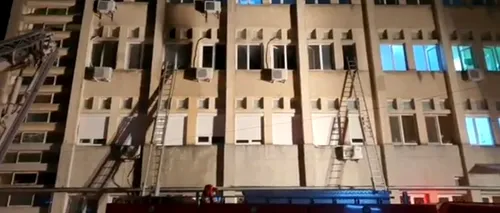 Un nou incendiu la Spitalul de Urgență din Piatra Neamț. De la ce au izbucnit flăcările