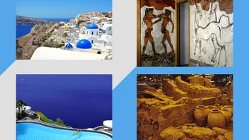 O vacanță în „Atlantida”: Cât te costă să vezi minunățiile insulei Santorini, de la restaurante, hoteluri și șezlonguri la atracții turistice