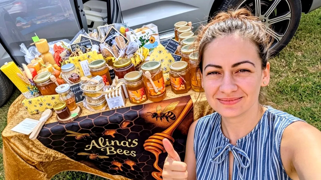 O româncă i-a cucerit pe britanici cu mierea ei naturală. Alina a învățat singură apicultura și în prezent are o afacere de succes
