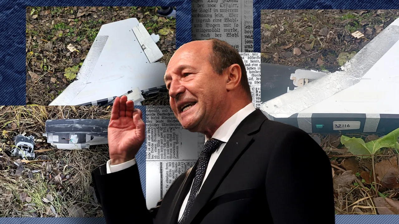 Traian Băsescu, reacție fermă după intrarea dronei rusești în România: „Asta e o atitudine caraghioasă. Îmi pare inadmisibil că tolerăm la nesfârșit”