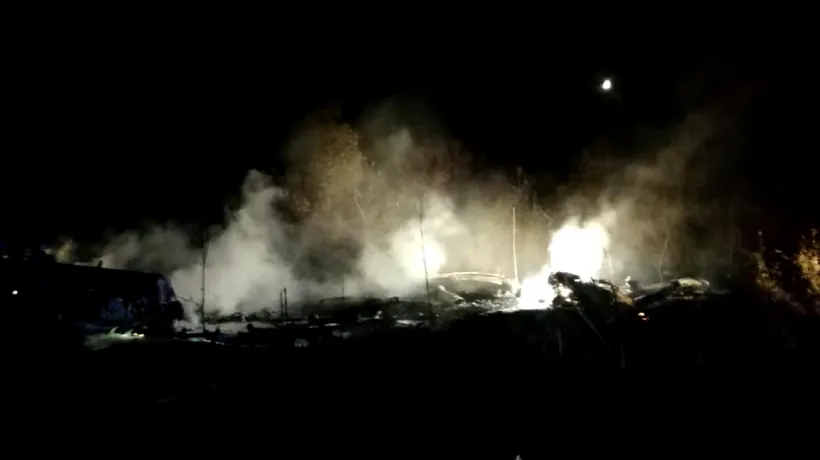Un avion militar s-a prăbușit în Ucraina, la Harkov. Sunt cel puțin 22 de morți, între care și cadeți