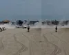 Ce amendă a primit un șofer care a intrat cu un bolid de lux pe plaja din Constanța pentru a face drifturi. Ce arată legea