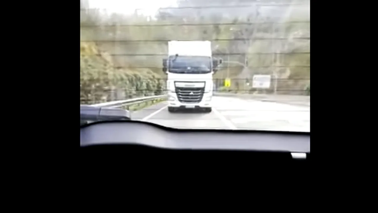 Demonul șoselelor este un român. Spaniolii, speriați de un șofer de tir, au alertat poliția VIDEO