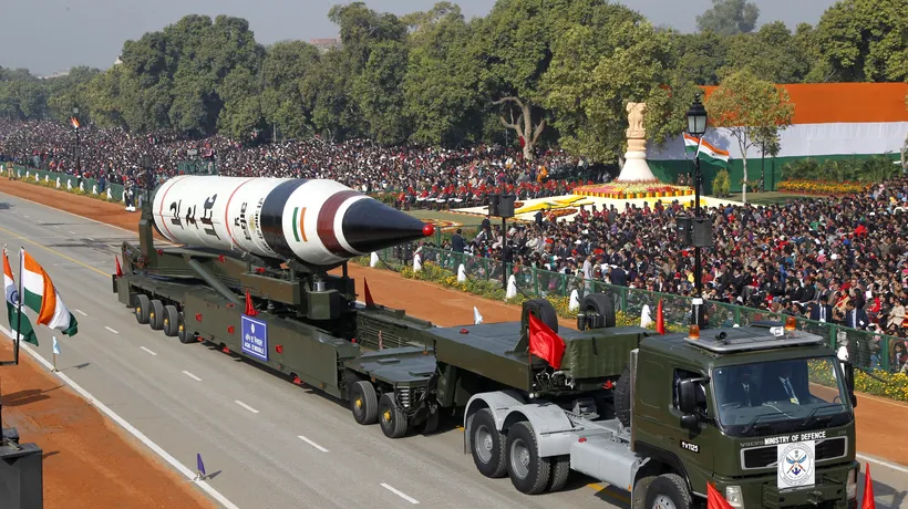 Rachetă nucleară cu care poate fi lovită orice țintă din China, testată cu succes de India