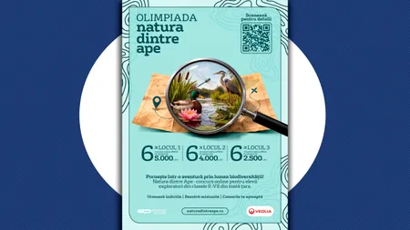 Veolia România continuă Olimpiada de Biodiversitate „Natura dintre Ape”, la nivel național