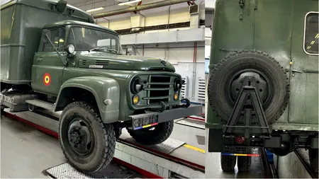 Apariție inedită la RAR: cum arată un fost camion al Armatei Române, fabricat în 1974
