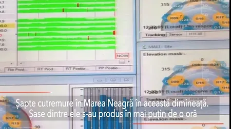 ZECE cutremure au avut loc în Marea Neagră, la adâncimea de 5 kilometri. SEISMOLOG: Se pot înregistra și 50 în unele zone