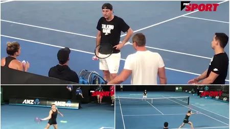 VIDEO EXCLUSIV. 3 idei desprinse din antrenamentul de azi al Simonei Halep. Arena aleasă, ce a solicitat liderul mondial și detaliul de care a avut grijă pas cu pas 