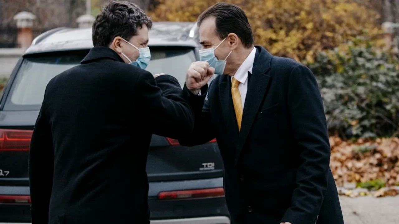 ALEGERI PARLAMENTARE 2020. Nicușor Dan s-a întâlnit cu Ludovic Orban la sediul central al PNL