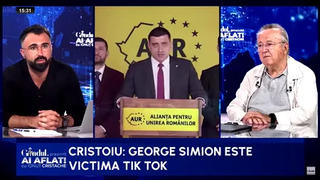 Ion Cristoiu spune despre George Simion că „are o problemă”: „Este victima TikTok-ului”