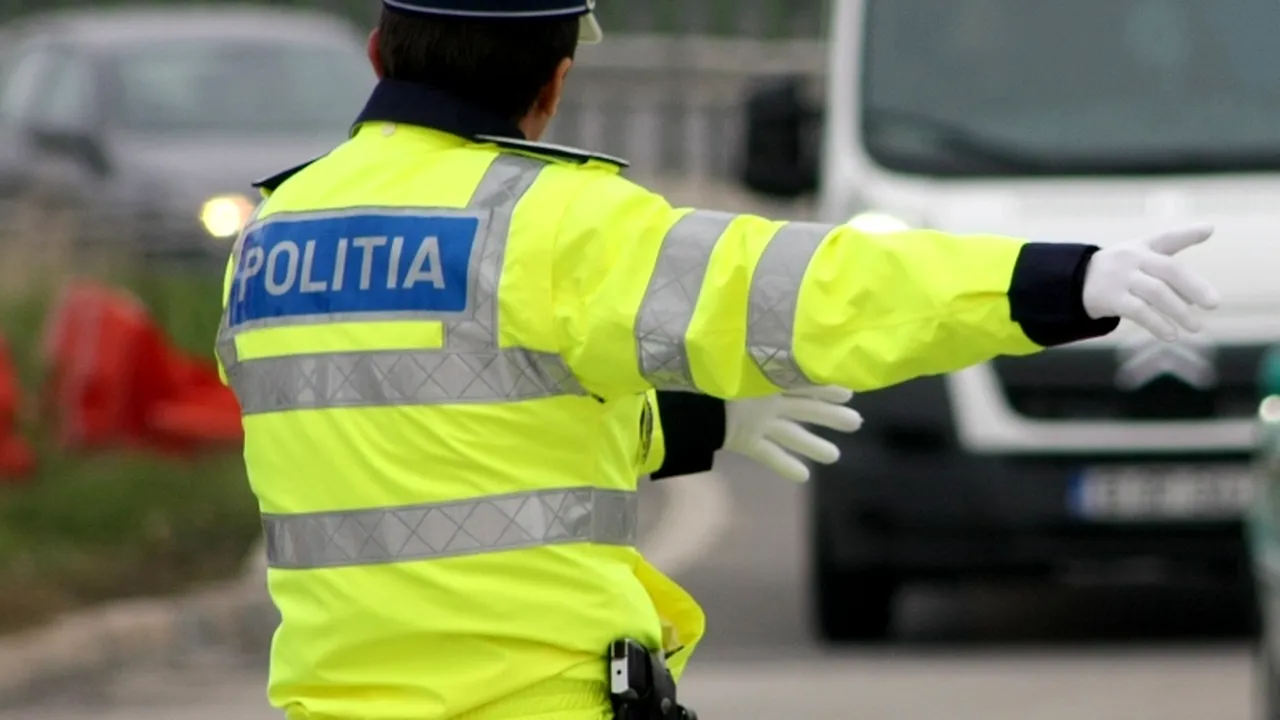 Copil de zece ani, prins la volanul unei mașini, pe o stradă din Sibiu