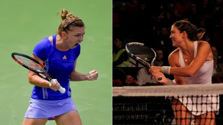 Simona HALEP - Garbine Muguruza 3-6, 6-1, 6-3. Jucătoarea din România este în sferturi la Stuttgart