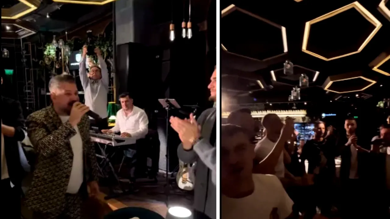 Petrecere pe „ritmuri orientale” după CALIFICAREA României la EURO 2024. Adi de la Vâlcea a dat tonu cu Hagi, Pușcaș și Alibec în centrul distracției