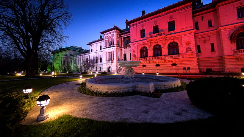 PALATUL COTROCENI, iluminat în culorile Italiei, joi seară. Ce a discutat Klaus Iohannis cu președintele italian