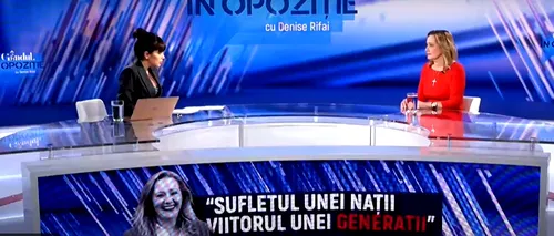 Elena Lasconi, despre manipularea emoțiilor ca politician: „Ideea este să fii autentic, să transmiți sincer ceea ce ai de transmis”