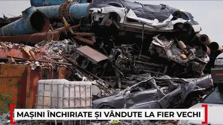 Un bărbat din Bucureşti închiria maşini de la companii de ridesharing şi apoi le ducea la dezmembrări. Acum e CĂUTAT de polițiști