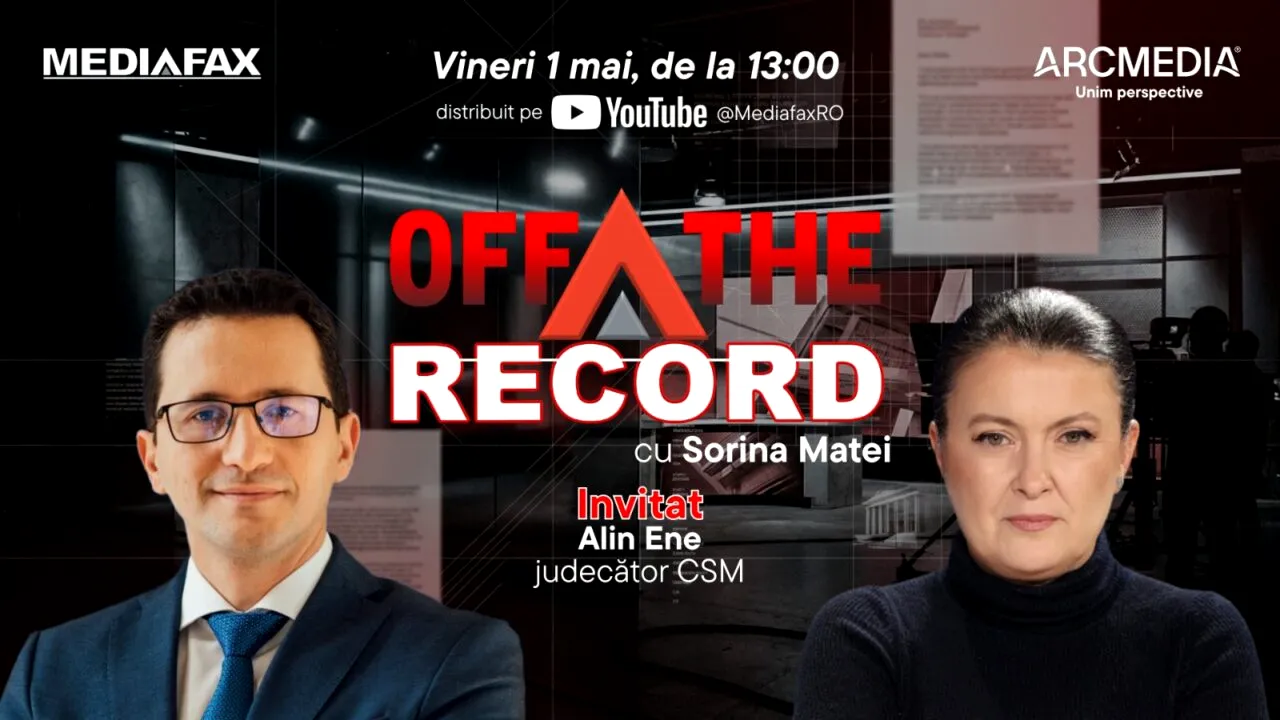 OFF The Record. Invitat: Alin Ene, judecător CSM