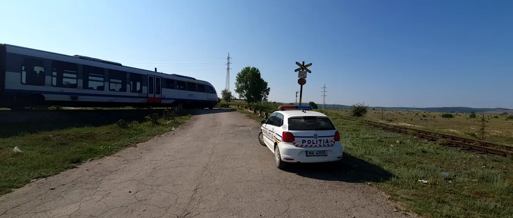 Un bărbat de 64 de ani a fost lovit de tren, pe calea ferată