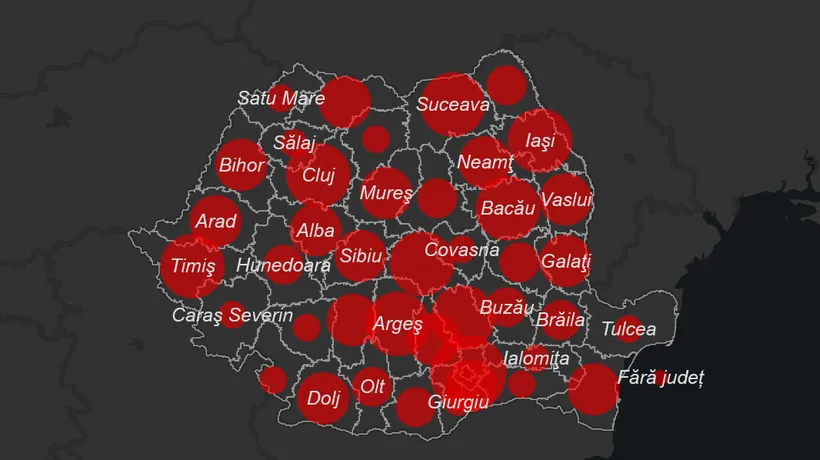 Un județ din România a depășit incidența de 5 infectări la 1000 de locuitori. Pe ce loc se situează Bucureștiul în topul județelor cu cele mai mari valori